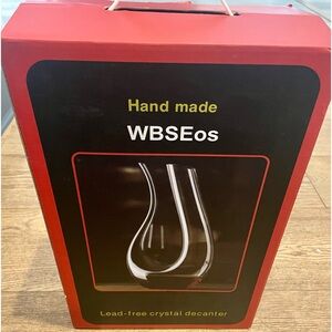 WBSEos Lead Free Crystal Decanter